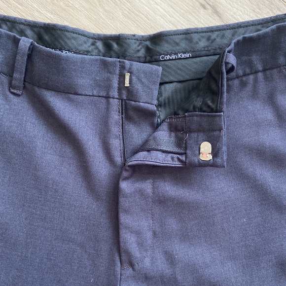 Calvin Klein boys dress pants in charcoal grey - Picture 3 of 5